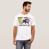 ノミのパーティー: Occupy wall street Tシャツ (正面フル)