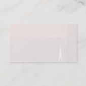 ノミの詳細を持つ女性: 蝋燭 名刺 (裏面)