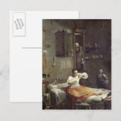 ノミを持つ女 ポストカード (正面/裏面)