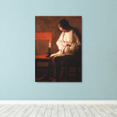 ノミ捕手 キャンバスプリント (インサイチュ (ウッドフロア))