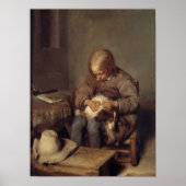 ノミ捕手c.1655 ポスター (正面)