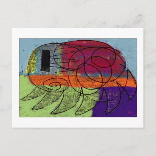 ノミ ポストカード (正面)