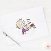 ノムノムシール ラウンドシール (封筒)