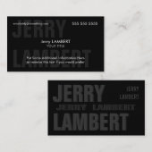 ノムプロプレブラック 名刺 (正面/裏面)