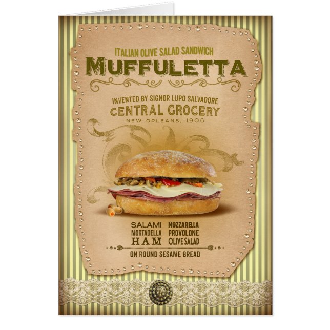 ノラのコレクションのMuffulettaサンドイッチデザイン (正面)