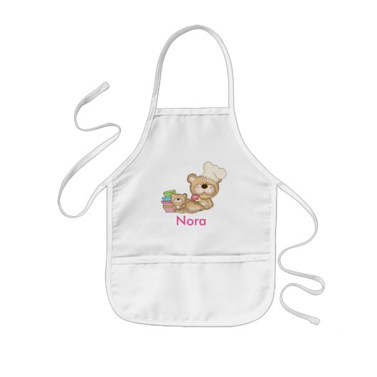 ノラのパーソナライズなエプロン 子供用エプロン (正面)