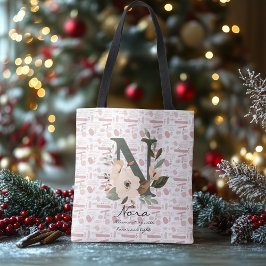 ノラの開花ラディエンス – ボホフローラモノグラム クロスボディバッグ