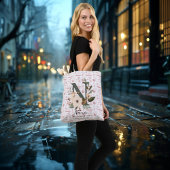 ノラの開花ラディエンス – ボホフローラモノグラム クロスボディバッグ