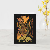 ノラを忘れるな ニューオーリンズを常に支援 カード (黄色い花)