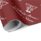 ノライグショナアイリッシュメリークリスマスラッピング紙 ラッピングペーパー (ロールコーナー)