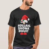 ノライグショナドゥイットアイリッシュハッピークリスマス Tシャツ (正面)