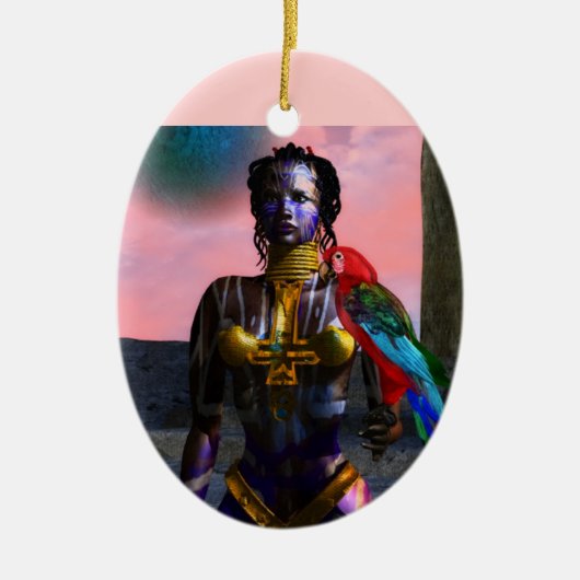 ノラサイバー戦士 セラミックオーナメント (正面)