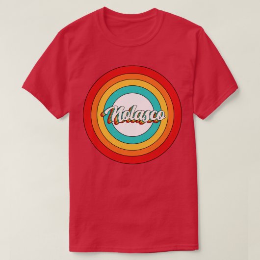 ノラスコネームシャツヴィンテージノラスコサークル Tシャツ (デザイン正面)