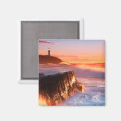 ノラヘッドライトハウス |兵士のビーチ（オーストラリア） マグネット (正面/裏面)