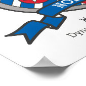 ノラン少年の名前の文字Nは紋章の盾を意味する ポスター (角)