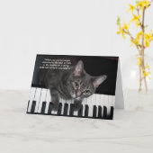 ノラ引用文カード(7"x5"折り畳み) カード (黄色い花)