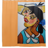 ノラ著ピカソ シャワーカーテン (正面)