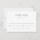 ノラ - ウォーターカラー ニューオーリンズ 結婚式 返信カード 招待状 (正面)