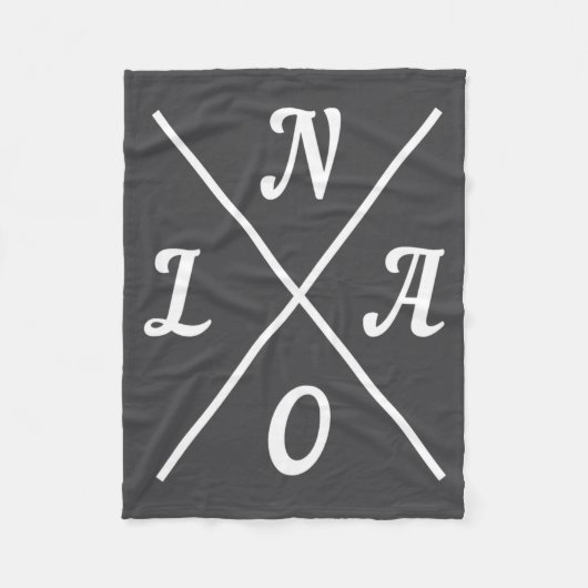 ノラ ニューオーリンズ ルイジアナ アメリカ _1  フリースブランケット (正面)