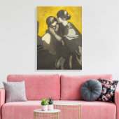 ノラ・ニールソン・グレイの「母と子」 キャンバスプリント (インサイチュ (リビング))