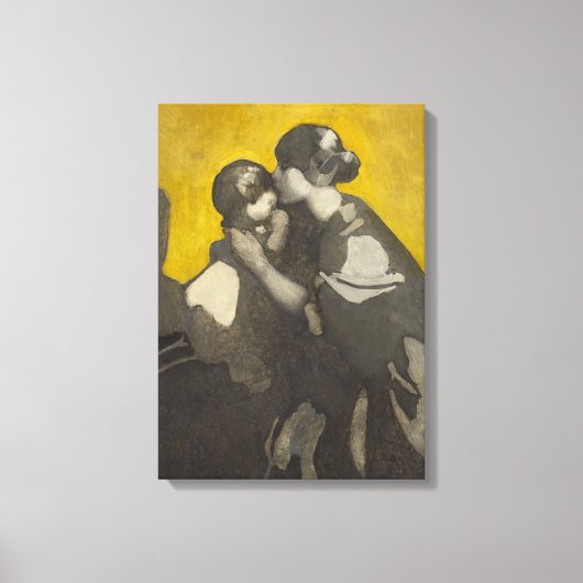 ノラ・ニールソン・グレイの「母と子」 キャンバスプリント (正面)