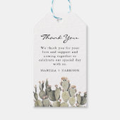 ノラ – Bohemian Prickly Pear Cactus水彩 ギフトタグ (正面)