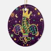 ノラDatのフルーアdeはビーズです セラミックオーナメント (左)