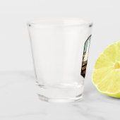 ノリスガイザー盆地イエローストーン国立公園 ショットグラス (左)