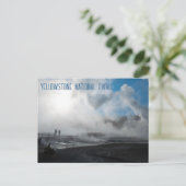 ノリスガイザー盆地イエローストーン国立公園 ポストカード (スタンド正面)