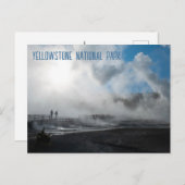 ノリスガイザー盆地イエローストーン国立公園 ポストカード (正面/裏面)