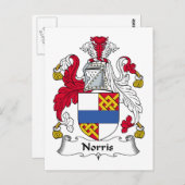 ノリス家紋 ポストカード (正面/裏面)
