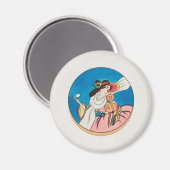 ノリタケ工場のコンパクトデザイン マグネット (正面/裏面)