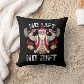 ノリフトノギフトサンタジムトレーニングフィットネスクリスマ クッション (ブランケット)