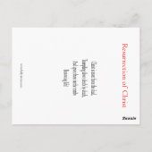 ノリメタンジェール祈りの言葉カード ポストカード (裏面)