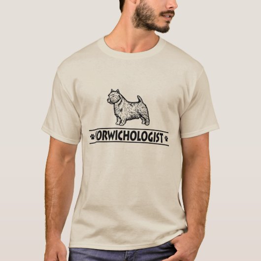 ノリユーモアのあるウィッチ・テリア Tシャツ (正面)