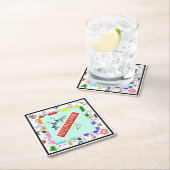 ノリン湖コースター スクエアペーパーコースター (インサイチュ)