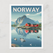 ノルウェノルゲヴィンテージ有名トラベルプレイス ポストカード (正面)