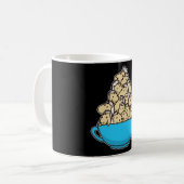 ノルウェーおもしろいのフィヨルド馬ギフト コーヒーマグカップ (正面左)