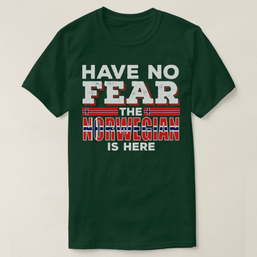 ノルウェーおもしろい語 Tシャツ (デザイン正面)