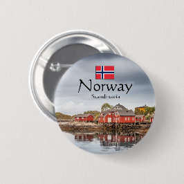 ノルウェーお土産 缶バッジ