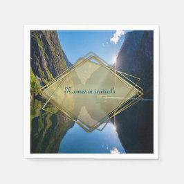 ノルウェーお祝い スタンダードカクテルナプキン