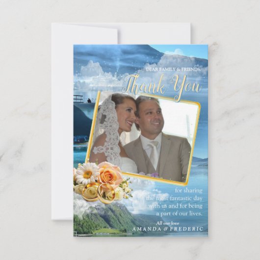 ノルウェーお祝い 出欠カード (正面)