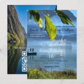 ノルウェーお祝い 招待状 (正面/裏面)