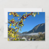 ノルウェーお祝い 招待状 (裏面)