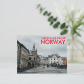 ノルウェーからの挨拶 ポストカード (スタンド正面)