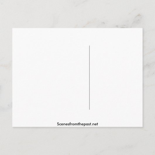 ノルウェーからの挨拶，ミシガン州 – ヴィンテージはがき ポストカード (裏面)