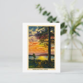 ノルウェーからの挨拶,ミシガン州 – ヴィンテージはがき ポストカード (スタンド正面)