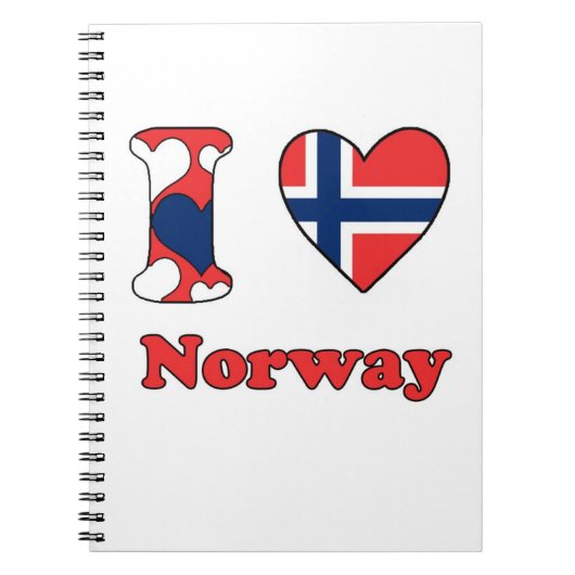 ノルウェーが大好き ノートブック (正面)