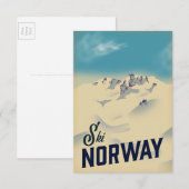 ノルウェーでスキー 出欠カード (正面/裏面)