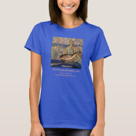 ノルウェーにインスパイアされた魚のファインアートTシャツ Tシャツ